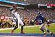 EAST RUTHERFORD, NJ - OCTOBER 06: DeSean Jackson #10 of the Philadelphia Eagles catches a touchdown against Prince Amukamara #20 of the New York Giants in the fourth quarter during their game at MetLife Stadium on October 6, 2013 in East Rutherford, N