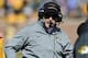 Oct 19, 2013; Columbia, MO, USA; Missouri Tigers head coach Gary Pinkel walks back to the sidelines during the first half of the game against the Florida Gators at Faurot Field. Mandatory Credit: Denny Medley-USA TODAY Sports
