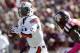 HOUSTON, TX - OCTOBER 19: Nick Marshall #14 of the Auburn Tigers scrambles against the Texas A&M Aggies on October 19, 2013 at Kyle Field in College Station, Texas. (Photo by Thomas B. Shea/Getty Images)