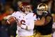 SOUTH BEND, IN - OCTOBER 19: Cody Kessler #6 of the University of Southern California Trojans passes against the Notre Dame Fighting Irish at Notre Dame Stadium on October 19, 2013 in South Bend, Indiana. (Photo by Jonathan Daniel/Getty Images)