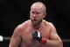 Oct 19, 2013; Houston, TX, USA; Tim Boetsch fights against C.B. Dollaway (not pictured) in their middleweight bout during UFC 166 at Toyota Center. Mandatory Credit: Andrew Richardson-USA TODAY Sports