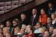 MANCHESTER, ENGLAND - SEPTEMBER 14: Former Manchester United manager Sir Alex Ferguson sits with Sir Bobby Charlton and his wife Norma during the Barclays Premier League match between Manchester United and Crystal Palace at Old Trafford on September 14,