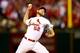 ST LOUIS, MO - OCTOBER 18: Michael Wacha #52 of the St. Louis Cardinals pitches in the first inning against the Los Angeles Dodgers in Game Six of the National League Championship Series at Busch Stadium on October 18, 2013 in St Louis, Missouri. (Photo