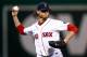 BOSTON, MA - OCTOBER 19: Clay Buchholz #11 of the Boston Red Sox throws out to first base after a grounder hit by Austin Jackson #14 of the Detroit Tigers to end the top of the second inning against the Detroit Tigers during Game Six of the American Leag