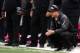 BALTIMORE, MD - OCTOBER 13: Coach John Harbaugh of the Baltimore Ravens looks on against the Green Bay Packers in the fourth quarter at M&T Bank Stadium on October 13, 2013 in Baltimore, Maryland. (Photo by Patrick Smith/Getty Images)