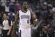 April 10, 2013; Sacramento, CA, USA; Sacramento Kings point guard Toney Douglas (0) reacts at the end of the game against the New Orleans Hornets at Sleep Train Arena. The Sacramento Kings defeated the New Orleans Hornets 121-110. Mandatory Credit: Kelley