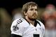 Aug 9, 2013; New Orleans, LA, USA;New Orleans Saints kicker Garrett Hartley (5) before a preseason game against the Kansas City Chiefs at the Mercedes-Benz Superdome. Mandatory Credit: Derick E. Hingle-USA TODAY Sports