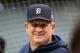 DETROIT, MI - OCTOBER 26: Detroit Tigers third base coach Gene Lamont #22 watches batting practice during the afternoon workout at Comerica Park on October 26, 2012 in Detroit, Michigan. The Tigers host the San Francisco Giants in Game Three of the Major