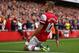 LONDON, ENGLAND - OCTOBER 19: Jack Wilshere of Arsenal celebrates as he scores their first goal during the Barclays Premier League match between Arsenal and Norwich City at the Emirates Stadium on October 19, 2013 in London, England. (Photo by Paul Gilh