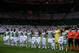 GLASGOW, SCOTLAND - OCTOBER 01: Celtic players line up prior to the UEFA Champions League Group H match between Celtic and FC Barcelona at Celtic Park Stadium on October 1, 2013 in Glasgow, Scotland. (Photo by Richard Heathcote/Getty Images)