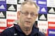 OSAKA, JAPAN - FEBRUARY 23: (EDITORIAL USE ONLY) Iceland team head coach Lars Lagerback speaks during a press conference ahead of the Kirin Challenge Cup international friendly match against Japan at Nagai Stadium on February 23, 2012 in Osaka, Japan. (