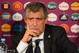 GDANSK, POLAND - JUNE 22: In this handout image provided by UEFA, Greece coach Fernando Santos talks to the media after the UEFA EURO 2012 Quarter Final match between Germany and Greece on June 22, 2012 in Gdansk, Poland. (Photo by Handout/UEFA via Gett
