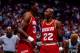 Olajuwon and Drexler paired up and brought the city of Houston its second consecutive NBA title.