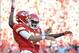 Oct 20, 2013; Kansas City, MO, USA; Kansas City Chiefs quarterback Alex Smith (11) and wide receiver Dwayne Bowe (82) celebrate after Smith's touchdown during the first half of the game against the Houston Texans at Arrowhead Stadium. Mandatory Credit: De