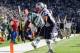 Tom Brady threw a pick-six in the second play of the third quarter against the Jets.