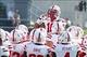 Oct 12, 2013; West Lafayette, IN, USA; Nebraska Cornhuskers wide receiver Jamal Turner (10) huddles with his team before the game against the Purdue Boilermakers at Ross Ade Stadium. Mandatory Credit: Brian Spurlock-USA TODAY Sports