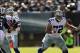 Oct 20, 2013; Philadelphia, PA, USA; Dallas Cowboys center Travis Frederick (72) looks to block during the second quarter against the Philadelphia Eagles at Lincoln Financial Field. The Cowboys defeated the Eagles 17-3. Mandatory Credit: Howard Smith-USA