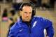 Oct 10, 2013; Colorado Springs, CO, USA; Air Force Falcons head coach Troy Calhoun before the game against the San Diego State Aztecs at Falcon Stadium. Mandatory Credit: Ron Chenoy-USA TODAY Sports