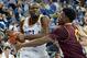 Feb 27, 2013; Los Angeles, CA, USA; Arizona State Sun Devils guard/forward Carrick Felix (0) guards UCLA Bruins guard/forward Shabazz Muhammad (15) in the first half of the game against the Arizona State Sun Devils at Pauley Paviliion. Mandatory Credit: