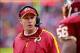 Coordinator Jim Haslett must mix things up for Manning and be selective with his blitz calls.