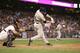 Jake Peavy's not a total slouch with the stick, as he showed in his Padres days, but Boston's lineup will miss Napoli.