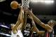 Oct 23, 2013; New Orleans, LA, USA; New Orleans Pelicans power forward Anthony Davis (23) battles for a rebound with Miami Heat center Greg Oden (20) and power forward Chris Bosh (1) during the first half of a preseason game at New Orleans Arena. Mandator