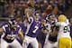 Dec 30, 2012; Minneapolis, MN, USA; Minnesota Vikings quarterback Christian Ponder (7) passes against the Green Bay Packers in the third quarter at the Metrodome. The Vikings win 37-34. Mandatory Credit: Bruce Kluckhohn-USA TODAY Sports