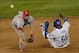 Carpenter led all NL second basemen in turning double plays.