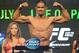 Jul 5, 2013; Las Vegas, NV, USA; Mark Munoz during the weighs-in for his UFC fight at the Mandalay Bay Event Center. Munoz takes on Tim Boetsch at the MGM Grand Garden Arena July 6. Mandatory Credit: Jayne Kamin-Oncea-USA TODAY Sports