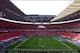 Sep 29, 2013; London, UNITED KINGDOM; General view of Wembley Stadium before the NFL International Series game between the Pittsburgh Steelers and the Minnesota Vikings. Mandatory Credit: Kirby Lee-USA TODAY Sports
