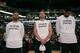 Oct 9, 2013; San Antonio, TX, USA; San Antonio Spurs players (from left) Tony Parker, and Manu Ginobili, and Tim Duncan during the national anthem before the game agains the CSKA Moscow at the AT&T Center. Mandatory Credit: Soobum Im-USA TODAY Sports