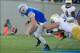 Oct 26, 2013; Colorado Springs, CO, USA; Notre Dame Fighting Irish linebacker Ben Councell (30) forces Air Force Falcons quarterback Nate Romine (6) to fumble in the third quarter at Falcon Stadium. Notre Dame won 45-10. Mandatory Credit: Matt Cashore-USA