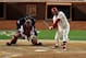 Oct 26, 2013; St. Louis, MO, USA; St. Louis Cardinals left fielder Matt Holliday (7) hits a 2-RBI double against the Boston Red Sox during the seventh inning of game three of the MLB baseball World Series at Busch Stadium. Mandatory Credit: Rob Grabowski