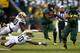 Oregon RB Byron Marshall was able to rack up 133 yards and three touchdowns against a rugged Bruins defense.