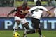 Mario Balotelli sports his new look against Parma