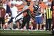 Oct 27, 2013; Denver, CO, USA; Denver Broncos running back Montee Ball (28) dives in the second quarter against the Washington Redskins at Sports Authority Field at Mile High. Mandatory Credit: Ron Chenoy-USA TODAY Sports