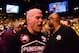 Jul. 7, 2012; Las Vegas, NV, USA; UFC fighter Tito Ortiz reacts as he leaves the octagon following his loss to Forrest Griffin (not pictured) during a light heavyweight bout in UFC 148 at the MGM Grand Garden Arena. Ortiz announced his retirement followin