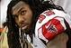 Oct 27, 2013; Phoenix, AZ, USA; Atlanta Falcons running back Steven Jackson (39) looks on during the first half against the Arizona Cardinals at University of Phoenix Stadium. Mandatory Credit: Matt Kartozian-USA TODAY Sports