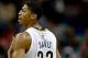 Oct 23, 2013; New Orleans, LA, USA; New Orleans Pelicans power forward Anthony Davis (23) against the Miami Heat during the second half of a preseason game at New Orleans Arena. The Heat defeated the Pelicans 108-95. Mandatory Credit: Derick E. Hingle-USA