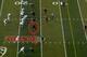 Washington goes from a stand up DE to man-coverage on the RB