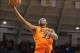 Feb 27, 2013; Fort Worth, TX, USA; Oklahoma State Cowboys guard Marcus Smart (33) shoots during the game against TCU Horned Frogs at the Daniel-Meyer Coliseum. Oklahoma State Cowboys won 64-47. Mandatory Credit: Jim Cowsert-USA TODAY Sports