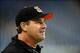 Oct 20, 2013; Detroit, MI, USA; Cincinnati Bengals offensive coordinator Jay Gruden prior to the game against the Detroit Lions at Ford Field. Mandatory Credit: Andrew Weber-USA TODAY Sports