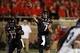 Sep 7, 2013; Lubbock, TX, USA; Texas Tech Red Raiders quarter back Davis Webb (7) passes against the Stephen F Austin Lumberjacks in the second half at Jones AT&T Stadium. Mandatory Credit: Michael C. Johnson-USA TODAY Sports