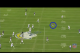 The tight end is wide open on the other side.