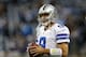 DETROIT, MI - OCTOBER 27: Tony Romo #9 of the Dallas Cowboys warms up prior to the start of the game against the Detroit Lions at Ford Field on October 27, 2013 in Detroit, Michigan. (Photo by Leon Halip/Getty Images)