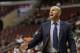 Oct 14, 2013; Philadelphia, PA, USA; Brooklyn Nets head coach Jason Kidd during the fourth quarter against the Philadelphia 76ers at Wells Fargo Center. The Nets defeated the Sixers 127-97. Mandatory Credit: Howard Smith-USA TODAY Sports