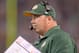 Oct 27, 2013; Minneapolis, MN, USA; Green Bay Packers head coach Mike McCarthy looks on during the first quarter against the Green Bay Packers at Mall of America Field at H.H.H. Metrodome. The Packers defeated the Vikings 44-31. Mandatory Credit: Brace He
