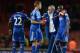 LONDON, ENGLAND - OCTOBER 29: Chelsea manager Jose Mourinho (2R) celebrates with Ramires (R) after his side won the Capital One Cup Fourth Round match between Arsenal and Chelsea at the Emirates Stadium on October 29, 2013 in London, England. (Photo by