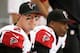 GLENDALE, AZ - OCTOBER 27: Quarterbacks Matt Ryan #2 and Dominique Davis #4 of the Atlanta Falcons on the bench during the NFL game against the Arizona Cardinals at the University of Phoenix Stadium on October 27, 2013 in Glendale, Arizona. The Cardinal
