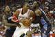HOUSTON, TX - OCTOBER 30: Dwight Howard #12 of the Houston Rockets is double teamed by Al Jefferson #25 and Michael Kidd-Gilchrist #14 of the Charlotte Bobcats in the fourth quarter at Toyota Center on October 30, 2013 in Houston, Texas. NOTE TO USER: Us